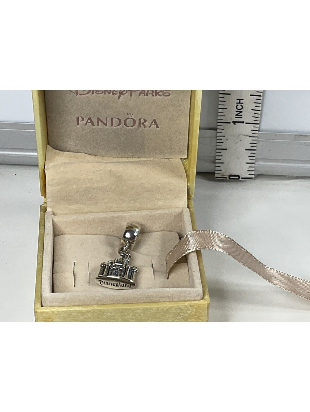 Pandora Disney Parks Sleeping Beauty Castle Charm IOB Limited Edition